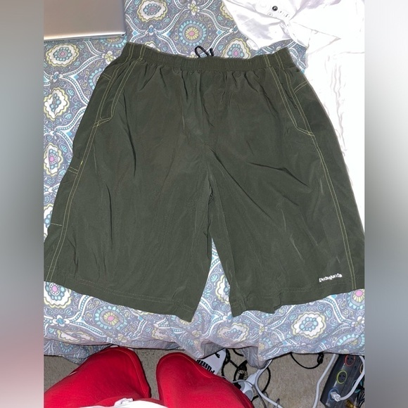 Patagonia Other - PATAGONIA Shorts Men’s olive green Nylon  10” Hiking Cargo Outdoors Medium‌‌‌‌‌